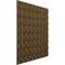 Ekena Millwork 19 5/8in. W x 19 5/8in. H Coralie EnduraWall Decorative 3D Wall Panel Covers 2.67 Sq. Ft. WP20X20CICCB - alternate 2